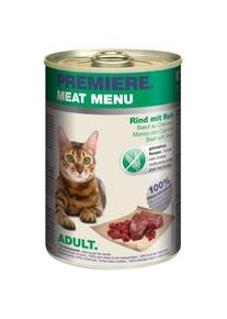 Premiere Menu Viande Adulte B&oelig;uf au Chevreuil 12x400 g