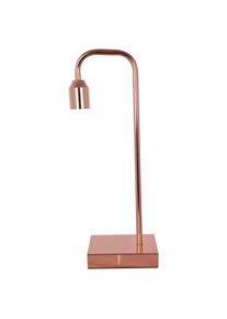 Kayoom , Kupferfarben , Metall , 22x50x22 cm , Beleuchtung, Innenleuchten, Tischlampen, Tischlampen