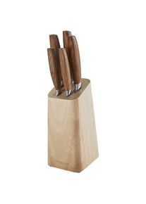 ECHTWERK , Braun, Silberfarben , Holz , Kautschukholz , 10.5x22.7x12.7 cm ,