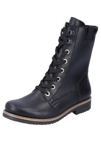 Winterstiefelette Rieker, Damen, Gr. 40, schwarz, Lederimitat, Schuhe Winterstiefelette, mit Warmfutter