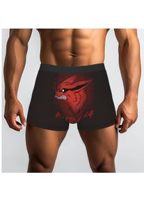Doodle Fox Bandai NARUTO Underpants Breathbale Panties Male Underwear Print Shorts Boxer Briefs