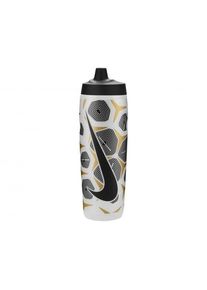 Nike Refuel 680ml waterfles met grafische print (Zwart/Goud/Zilver)