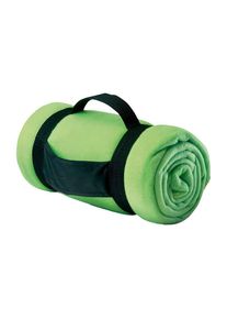 SOLS Stavenger Plaid Deken van Fleece (Appelgroen)