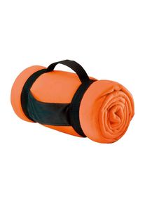 SOLS Stavenger Plaid Deken van Fleece (Helder oranje)