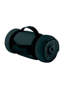 SOLS Stavenger Plaid Deken van Fleece (Donkergrijs)
