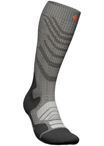 Sportsocken Bauerfeind "Outdoor Merino Compression Socks, Women", Damen, Gr. 39-42, grau (stone grau, m), Obermaterial: 54% Polyamid, 37% Wolle, 9% Elasthan, Socken Sportsocken, mit Kompression, f&uuml;r Damen