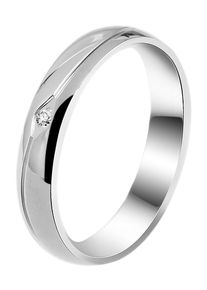 Adelia&acute;s Fingerring ADELIA&acute;S "Damen Ring aus Edelstahl mit Strass Steinchen" Gr. 56, silber, Fingerringe, Damen, 56, Edelstahl, Fingerring