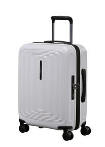Hartschalen-Trolley Samsonite "2WANDER", Damen, Gr. B/H/T: 40cm x 55cm x 20cm 40 l, metallic stone, Polycarbonat, Koffer Hartschalen-Trolley, aus robustem Polycarbonat, mit Adressetikett und Dehnfalte