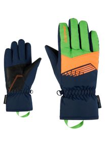 Skihandschuhe Ziener "LAVIVI-Z AS glove junior", Damen, Gr. 3,5, gr&uuml;n (schwarz navy.pale gr&uuml;n), Obermaterial: 100% Polyester. Innenseite: 100% Polyester. Futter: 100% Polyester. Wattierung: 100% Polyester, Handschuhe Skihandschuhe
