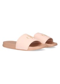Badepantolette Calvin Klein Jeans, M&auml;dchen, Gr. 30, rosa, Synthetik, Schuhe Badepantolette, Pool Slides, Sandale, Badeschuh