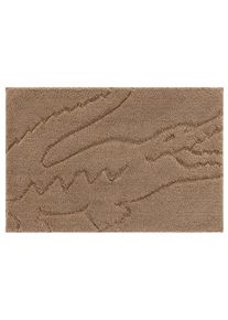 Badematte Lacoste "&raquo;LHERITAGE&laquo;", sand, H:20mm, Polyester, Badematten, Badematte, hochwertige Badematte in Gr&ouml;&szlig;e 50x80 cm