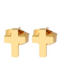 Adelia&acute;s Paar Ohrstecker ADELIA&acute;S "Unisex Ohrringe &iquest; Ohrstecker aus Edelstahl", gold, Ohrringe, Damen, Edelstahl, Paar Ohrstecker