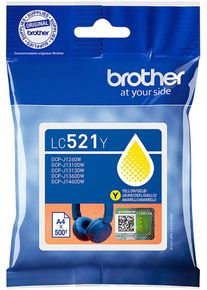 Brother Tintenpatrone "LC521Y", gelb, Tintenpatronen, Tintenpatrone