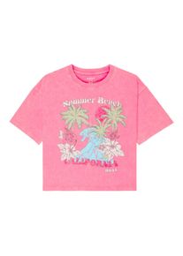 T-Shirt Roxy "Daisy Season", M&auml;dchen, Gr. 12(148-156cm), pink cosmos, Obermaterial: 100% Walkfrottier;, Shirts T-Shirt