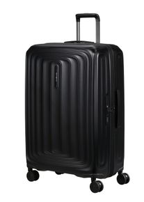 Hartschalen-Trolley Samsonite "2WANDER", Damen, Gr. B/H/T: 51cm x 75cm x 30cm 107 l, matt graphite, Polycarbonat, Koffer Hartschalen-Trolley, aus robustem Polycarbonat, mit Adressetikett und Dehnfalte