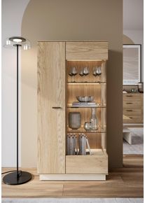 Vitrine Home Affaire "LAGOON", wei&szlig;, neutral, T:40cm, Schr&auml;nke, Vitrine, moderne Vitrine, Breite ca.75 cm, Eckverglasung