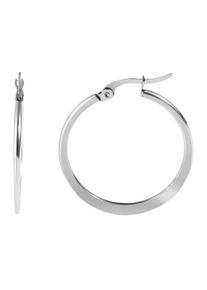 Adelia&acute;s Paar Creolen ADELIA&acute;S "Damen Ohrringe &iquest; Creole aus Edelstahl", silber, Ohrringe, Damen, Edelstahl, Paar Creolen