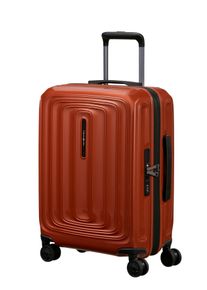Hartschalen-Trolley Samsonite "2WANDER", Damen, Gr. B/H/T: 40cm x 55cm x 20cm 40 l, metallic terracotta, Polycarbonat, Koffer Hartschalen-Trolley, aus robustem Polycarbonat, mit Adressetikett und Dehnfalte