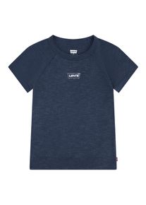 Rundhalsshirt LEVI'S KIDS "LVG COLOR BLOCK RAGLAN", M&auml;dchen, Gr. 16 (164), big dipper, Feinripp, Obermaterial: 69% Polyester, 27% Baumwolle, 4% Elasthan, Rundhals, Raglan&auml;rmel, Shirts Rundhalsshirt, in feiner Rippstruktur, for Girls