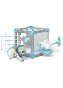 Spielfigur Schleich "ELDRADOR CREATURES, BattleCave Eisl&ouml;we (42766)", grau, Spielfiguren, Kinder, Kunststoff, Spielfigur