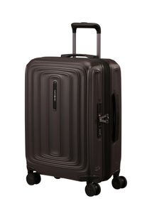 Hartschalen-Trolley Samsonite "2WANDER", Damen, Gr. B/H/T: 40cm x 55cm x 20cm 40 l, matt braun, Polycarbonat, Koffer Hartschalen-Trolley, aus robustem Polycarbonat, mit Adressetikett und Dehnfalte