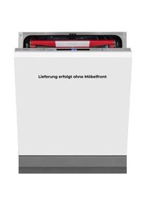 Exquisit vollintegrierbarer Geschirrsp&uuml;ler "Geschirrsp&uuml;ler", Energieeffizienz: B, silberfarben, B:59,8cm H:81,5cm T:55cm, Geschirrsp&uuml;ler, AquaStop-Vollwasserschutz sch&uuml;tzt vollst&auml;ndig vor Wassersch&auml;den, vollintegrierbarer Geschirrsp&uuml;ler