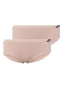 Slip Skiny "Slip 4er Pack", Herren, Gr. S, beige, Obermaterial: 96% Baumwolle CO. 4% Elasthan EL., Unterhosen Slip