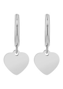 Adelia&acute;s Kettenanh&auml;nger ADELIA&acute;S "Damen Anh&auml;nger &iquest; Herzanh&auml;nger aus Edelstahl", silber, Schmuckanh&auml;nger, Damen, Edelstahl, Kettenanh&auml;nger