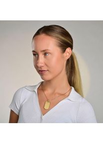 Adelia&acute;s Kettenanh&auml;nger ADELIA&acute;S "Unisex Anh&auml;nger &iquest; Gravuranh&auml;nger aus Edelstahl", gold, Schmuckanh&auml;nger, Damen, Edelstahl, Kettenanh&auml;nger