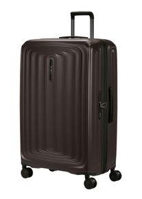 Hartschalen-Trolley Samsonite "2WANDER", Damen, Gr. B/H/T: 53cm x 81cm x 31cm 125 l, matt braun, Polycarbonat, Koffer Hartschalen-Trolley, aus robustem Polycarbonat, mit Adressetikett und Dehnfalte