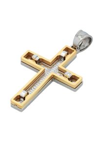 Adelia&acute;s Kreuzanh&auml;nger ADELIA&acute;S "Unisex Anh&auml;nger &iquest; Kreuz Kreuzanh&auml;nger aus Edelstahl", silber, Schmuckanh&auml;nger, Damen, Edelstahl, Kreuzanh&auml;nger