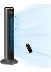 Turmventilator LEVOIT "Tempsense 36 DC", grau, B:17cm H:92cm T:17cm, Ventilatoren, Turmventilator, mit Fernbedienung, oszillierend, 15 L&uuml;ftergeschwindigkeiten