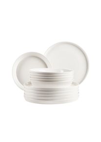 M&auml;ser Tafelservice M&Auml;SER "Sita", wei&szlig;, 12, Geschirr-Sets, Tafelservice