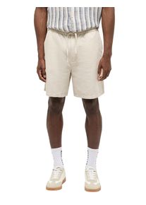 Shorts Mustang "Herren Style Linen Jogger Shorts", Herren, Gr. 32, 2014 sand, 70% Baumwolle, 30% Leinen, unifarben, loose fit, Hosen Shorts