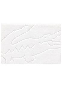 Badematte Lacoste "&raquo;LHERITAGE&laquo;", wei&szlig;, H:20mm, Polyester, Badematten, Badematte, hochwertige Badematte in Gr&ouml;&szlig;e 50x80 cm