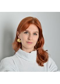 Adelia&acute;s Paar Creolen ADELIA&acute;S "Damen Ohrringe &iquest; Creole aus Edelstahl", gold, Ohrringe, Damen, Edelstahl, Paar Creolen