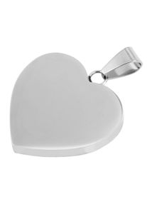 Adelia&acute;s Herzanh&auml;nger ADELIA&acute;S "Damen Anh&auml;nger &iquest; Herz Herzanh&auml;nger aus Edelstahl", silber, Schmuckanh&auml;nger, Damen, Edelstahl, Herzanh&auml;nger