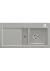 Villeroy & Boch Villeroy und Boch Subway Fl&auml;chenb&uuml;ndige Sp&uuml;le 67122FKD Becken rechts, mit Ablaufgarnitur und Excenterbet&auml;tigung, Fossil