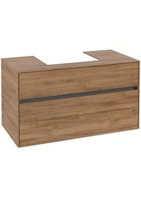 Villeroy & Boch Villeroy und Boch Collaro Waschtischunterschrank C01600RH 100x54,8x50cm, Waschtisch mittig, Kansas Oak