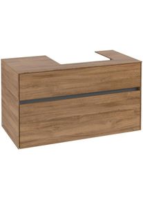 Villeroy & Boch Villeroy und Boch Collaro Waschtischunterschrank C01500RH 100x54,8x50cm, Waschtisch rechts, Kansas Oak