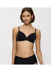 B&uuml;gel-BH Triumph "Body Make-Up Essentials", Damen, Gr. 75, Cup D, schwarz, Microtouch, Obermaterial: 45% Polyester, 40% Polyamid, 15% Elasthan, Basic, BHs B&uuml;gel-BH, leicht, gl&auml;nzend, weiche Einlagen