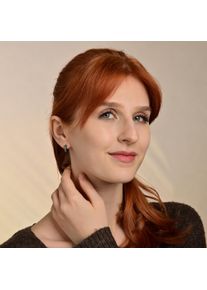 Adelia&acute;s Paar Creolen ADELIA&acute;S "Unisex Ohrringe &iquest; Klappcreole aus Edelstahl", schwarz, Ohrringe, Damen, Edelstahl, Paar Creolen