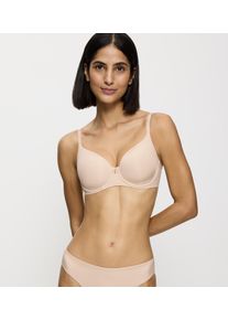 B&uuml;gel-BH Triumph "Body Make-Up Essentials", Damen, Gr. 75, Cup D, beige, Microtouch, Obermaterial: 45% Polyester, 40% Polyamid, 15% Elasthan, Basic, BHs B&uuml;gel-BH, leicht, gl&auml;nzend, weiche Einlagen