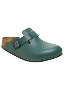 Berufsschuh Birkenstock "Boston Pro" Gr. 48, gr&uuml;n (dunkelgr&uuml;n), 48, Obermaterial: 100% Rindsleder Leather cow., Schuhe, Berufsschuh