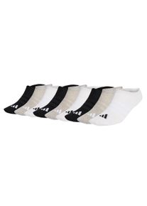 Sneakersocken adidas originals "Socken Thin & Light Sportswear No-Show Socks 9P 9er Pack", Damen, Gr. 46-48, bunt (schwarz, grau, wei&szlig;), Obermaterial: 58% Baumwolle CO. 36% Polyester PES. 3% Elasthan EL. 2% Elastodien ED. 1% Polyamid PA., Socken Sneakersocken