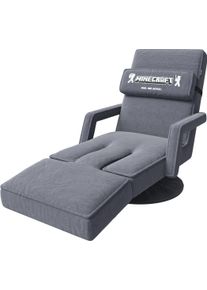 Drehsessel Phoenix, grau, B:62cm H:80cm T:60cm, 100% Polyester, Sessel, Drehsessel