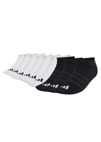 Sneakersocken adidas originals "Socken Thin & Light Sportswear No-Show Socks 9P 9er Pack", Damen, Gr. 46-48, bunt (2xwei&szlig;, schwarz), Obermaterial: 58% Baumwolle CO. 36% Polyester PES. 3% Elasthan EL. 2% Elastodien ED. 1% Polyamid PA., Socken Sneakersocken