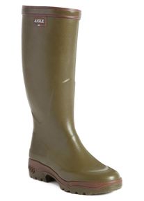 Gummistiefel Aigle "Parcours 2", Damen, Gr. 48, gr&uuml;n (khaki), Obermaterial: 100% Gummi rubber., Schuhe Gummistiefel