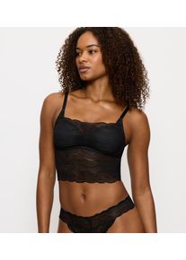 Bustier Triumph "Lift Smart Bustier", Damen, Gr. 2, N-Gr, schwarz, Spitze, Obermaterial: 60% Polyamid, 24% Polyester, 16% Elasthan, unifarben, BHs Bustier, Stretch-Spitze