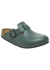 Berufsschuh Birkenstock "Boston Pro" Gr. 46, gr&uuml;n (dunkelgr&uuml;n), 46, Obermaterial: 50% Rindsleder Leather cow. 50% Lammleder LEL., Schuhe, Berufsschuh